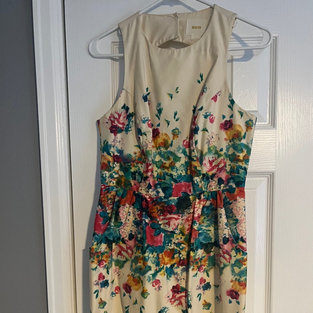 Floral Business Formal Dress